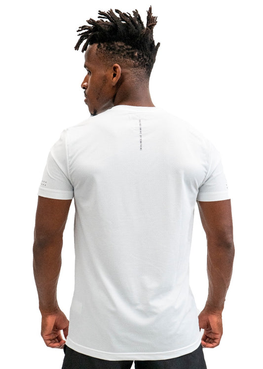 PLAYERA BLANCA LIGHT&DRY BLANCA LOGO NEGRO